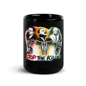 Fallen Kings Rise Up Black Glossy Mug