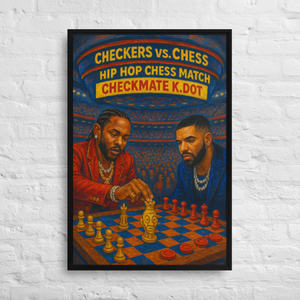 Checkmate K.Dot Framed canvas 1/1 LIMITED DROP