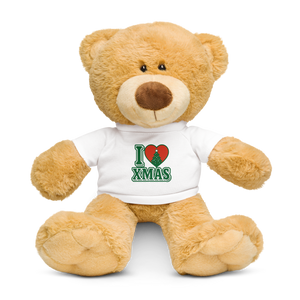 I Love XMAS Teddy bear with a t-shirt